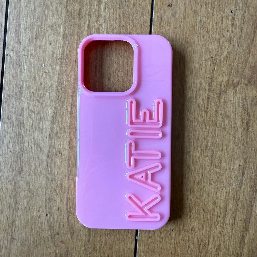 Pink Katie Custom IPhone 16 Pro Case